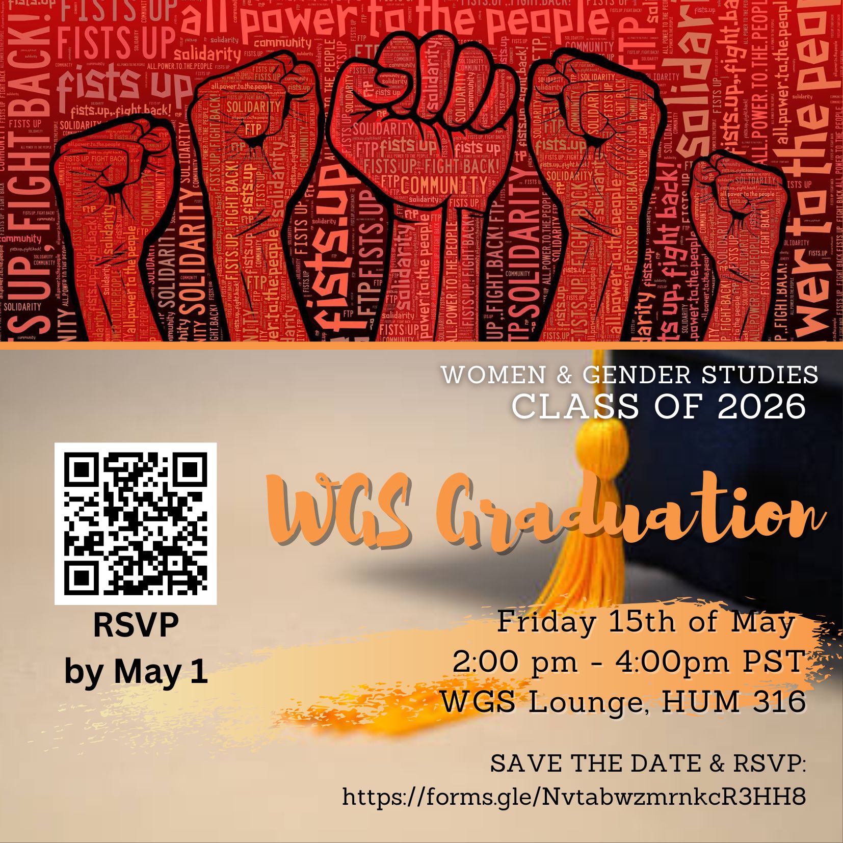 WGS Graduation flyer